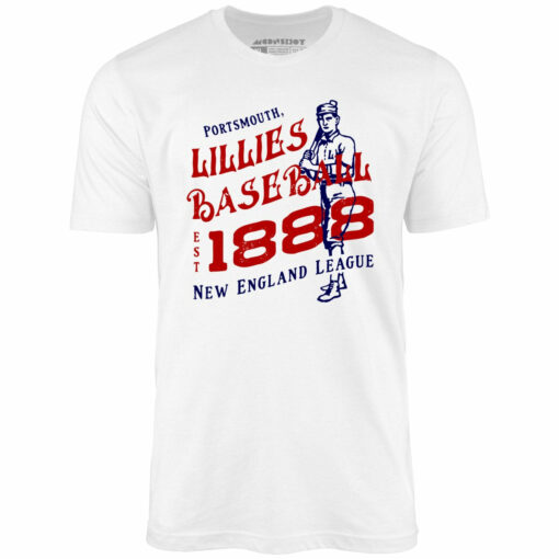 Portsmouth Lillies – New Hampshire – Vintage Defunct Baseball Teams – Unisex T-Shirt