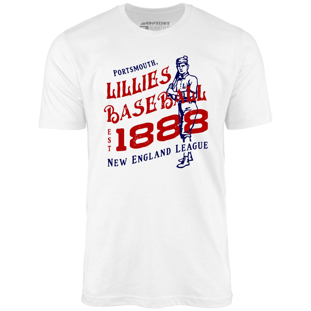 Portsmouth Lillies - New Hampshire - Vintage Defunct Baseball Teams - Unisex T-Shirt Portsmouth Lillies - New Hampshire - Vintage Defunct Baseball Teams - Unisex T-Shirt