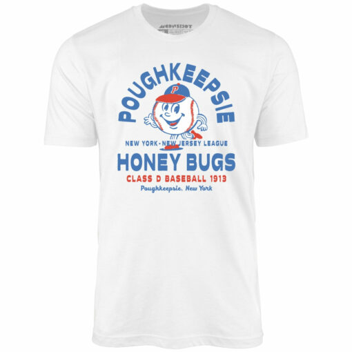 Poughkeepsie Honey Bugs – New Jersey – Vintage Defunct Baseball Teams – Unisex T-Shirt