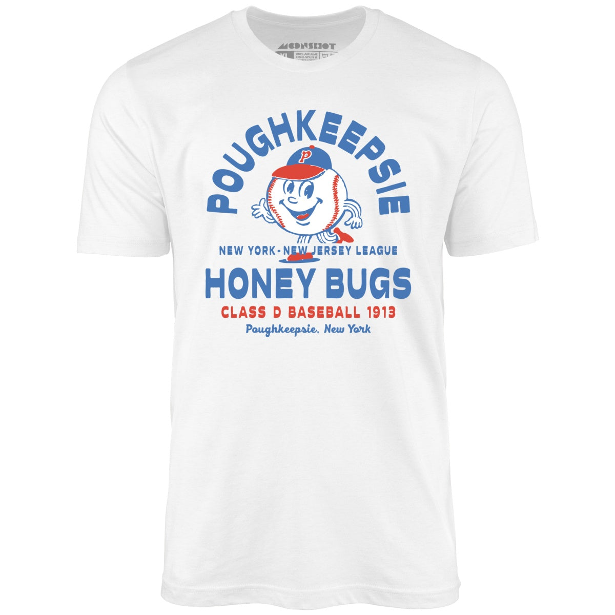 Poughkeepsie Honey Bugs - New Jersey - Vintage Defunct Baseball Teams - Unisex T-Shirt Poughkeepsie Honey Bugs - New Jersey - Vintage Defunct Baseball Teams - Unisex T-Shirt