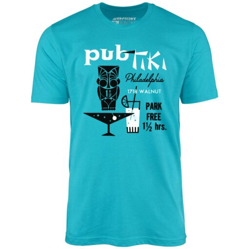 Pub Tiki – Philadelphia, PA – Vintage Tiki Bar – Unisex T-Shirt