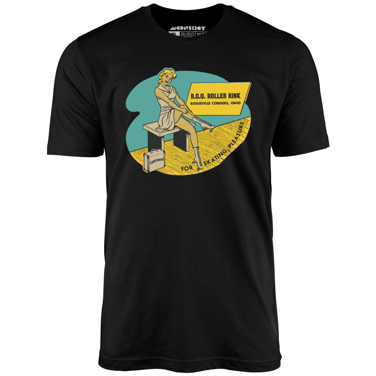 R.C.O. Roller Rink - Ridgeville Corners, OH - Vintage Roller Rink - Unisex T-Shirt R.C.O. Roller Rink - Ridgeville Corners, OH - Vintage Roller Rink - Unisex T-Shirt
