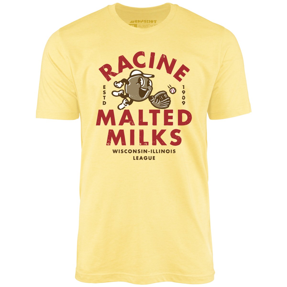 Racine Malted Milks- Wisconsin - Vintage Defunct Baseball Teams - Unisex T-Shirt Racine Malted Milks- Wisconsin - Vintage Defunct Baseball Teams - Unisex T-Shirt