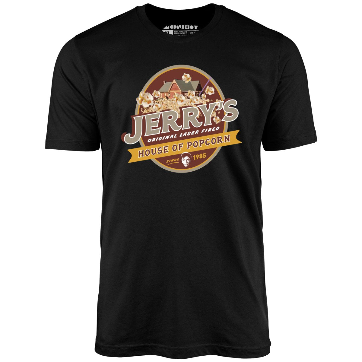 Real Genius - Jerry's House of Popcorn - Unisex T-Shirt Real Genius - Jerry's House of Popcorn - Unisex T-Shirt
