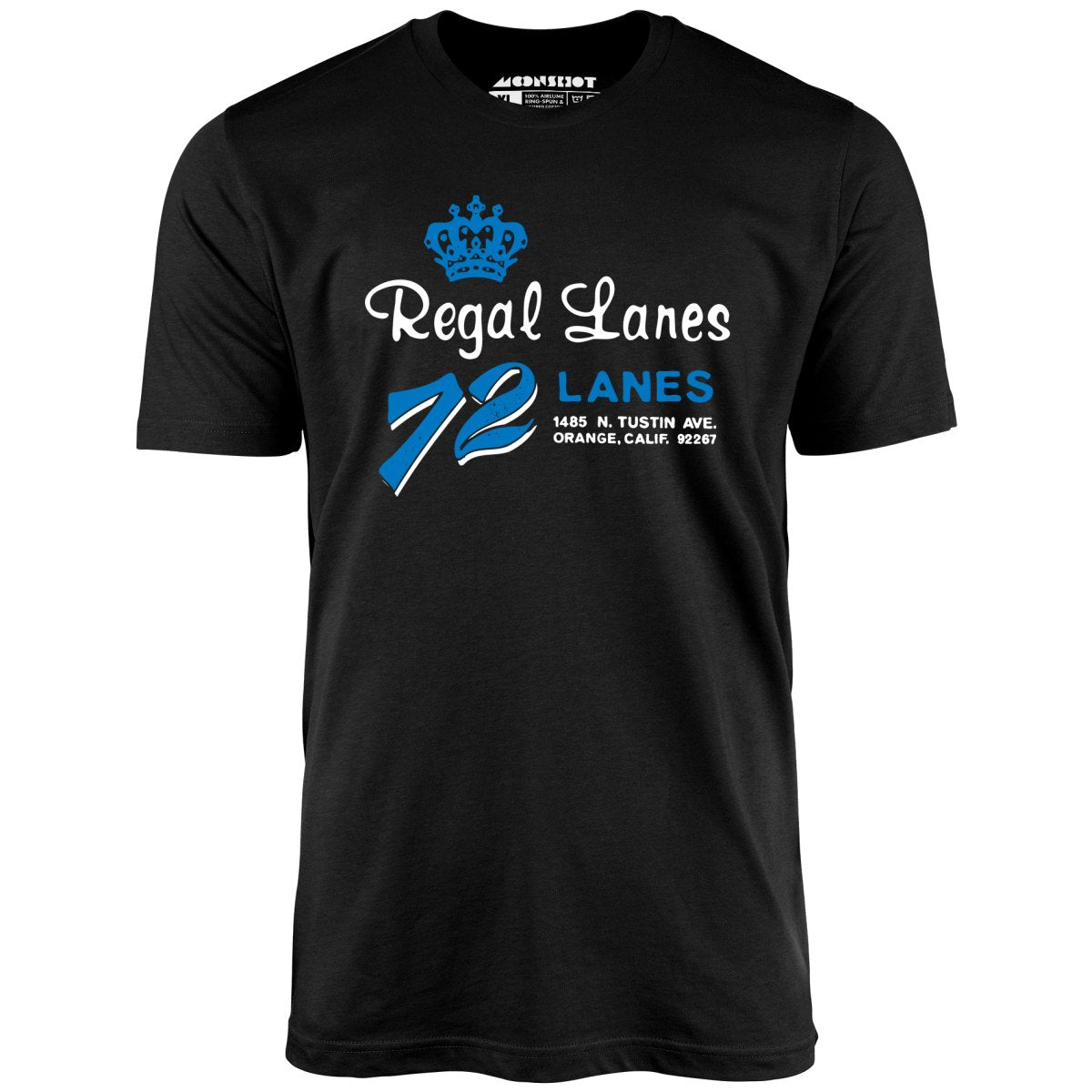 Regal Lanes - Orange, CA - Vintage Bowling Alley - Unisex T-Shirt Regal Lanes - Orange, CA - Vintage Bowling Alley - Unisex T-Shirt