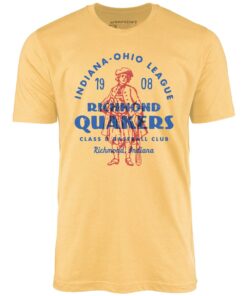 Richmond Quakers – Indiana – Vintage Defunct Baseball Teams – Unisex T-Shirt