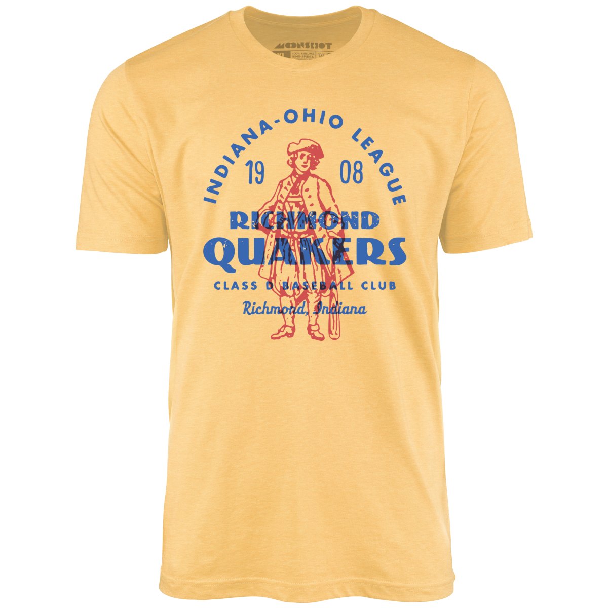 Richmond Quakers - Indiana - Vintage Defunct Baseball Teams - Unisex T-Shirt Richmond Quakers - Indiana - Vintage Defunct Baseball Teams - Unisex T-Shirt