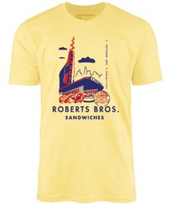 Roberts Bros Sandwiches – Los Angeles, CA – Vintage Restaurant – Unisex T-Shirt