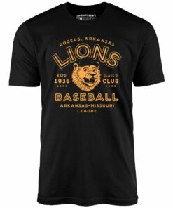 Rogers Lions – Arkansas – Vintage Defunct Baseball Teams – Unisex T-Shirt Rogers Lions – Arkansas – Vintage Defunct Baseball Teams – Unisex T-Shirt