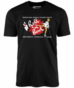 Roll ‘n Bowl – Circleville, OH – Vintage Bowling Alley – Unisex T-Shirt Roll ‘n Bowl – Circleville, OH – Vintage Bowling Alley – Unisex T-Shirt