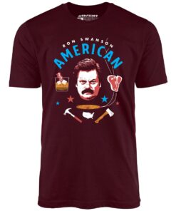 Ron Swanson American – Unisex T-Shirt Ron Swanson American – Unisex T-Shirt