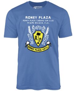 Roney Plaza – Miami Beach, FL – Vintage Hotel – Unisex T-Shirt Roney Plaza – Miami Beach, FL – Vintage Hotel – Unisex T-Shirt