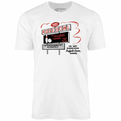 Rose Bowl – Buffalo Grove, IL – Vintage Bowling Alley – Unisex T-Shirt