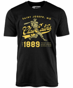 Saint Joseph Clay Eaters – Missouri – Vintage Defunct Baseball Teams – Unisex T-Shirt Saint Joseph Clay Eaters – Missouri – Vintage Defunct Baseball Teams – Unisex T-Shirt