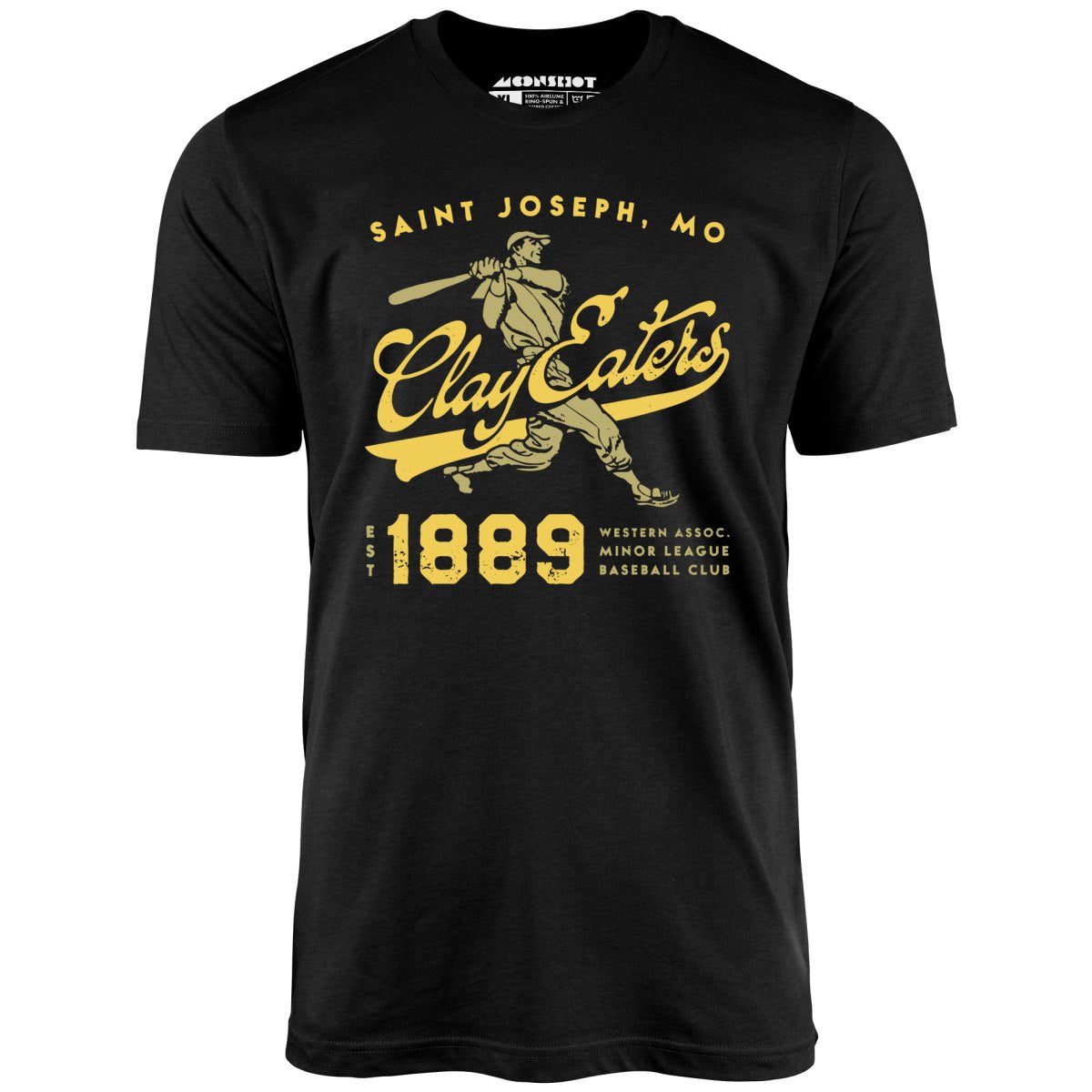 Saint Joseph Clay Eaters - Missouri - Vintage Defunct Baseball Teams - Unisex T-Shirt Saint Joseph Clay Eaters - Missouri - Vintage Defunct Baseball Teams - Unisex T-Shirt