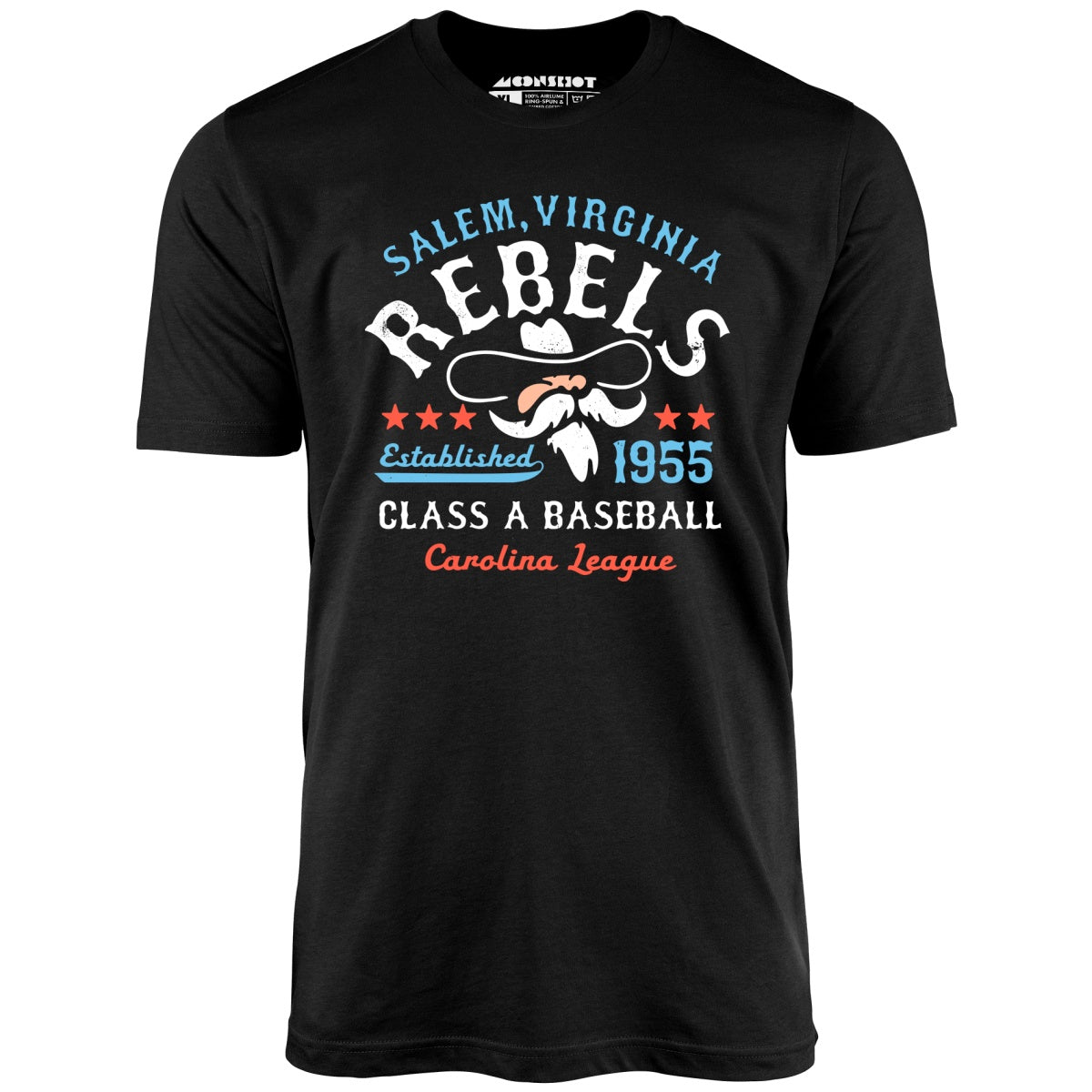 Salem Rebels - Virginia - Vintage Defunct Baseball Teams - Unisex T-Shirt Salem Rebels - Virginia - Vintage Defunct Baseball Teams - Unisex T-Shirt