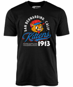 San Bernardino Kittens – California – Vintage Defunct Baseball Teams – Unisex T-Shirt San Bernardino Kittens – California – Vintage Defunct Baseball Teams – Unisex T-Shirt