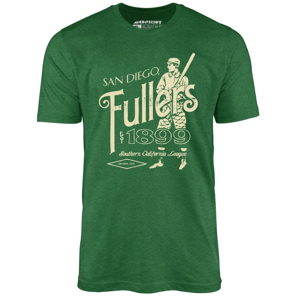 San Diego Fullers - California - Vintage Defunct Baseball Teams - Unisex T-Shirt San Diego Fullers - California - Vintage Defunct Baseball Teams - Unisex T-Shirt