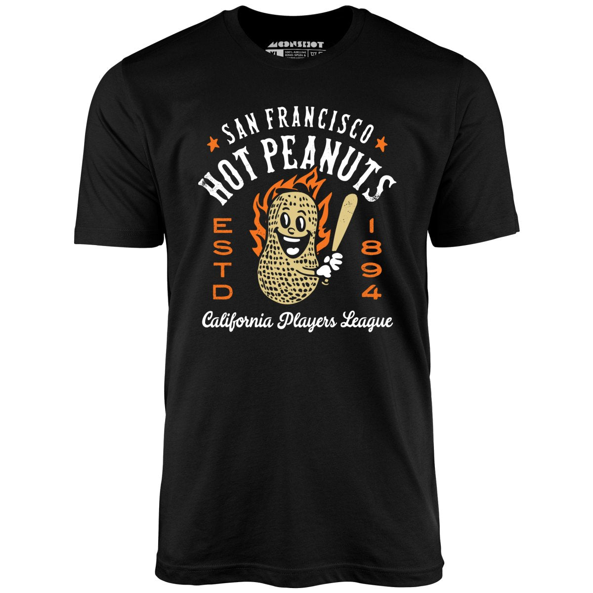 San Francisco Hot Peanuts - California - Vintage Defunct Baseball Teams - Unisex T-Shirt San Francisco Hot Peanuts - California - Vintage Defunct Baseball Teams - Unisex T-Shirt