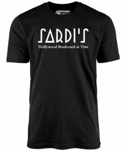 Sardi’s – Hollywood, CA – Vintage Restaurant – Unisex T-Shirt Sardi’s – Hollywood, CA – Vintage Restaurant – Unisex T-Shirt