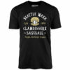 Seattle Clamdiggers – Washington – Vintage Defunct Baseball Teams – Unisex T-Shirt