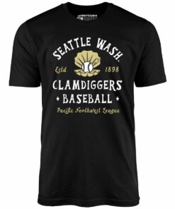 Seattle Clamdiggers – Washington – Vintage Defunct Baseball Teams – Unisex T-Shirt Seattle Clamdiggers – Washington – Vintage Defunct Baseball Teams – Unisex T-Shirt