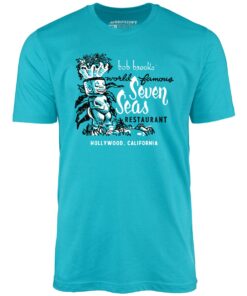 Seven Seas – Hollywood, CA – Vintage Tiki Bar – Unisex T-Shirt Seven Seas – Hollywood, CA – Vintage Tiki Bar – Unisex T-Shirt