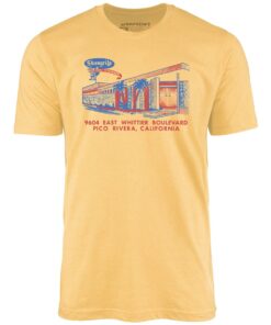 Shangri-La – Pico Rivera, CA – Vintage Restaurant – Unisex T-Shirt