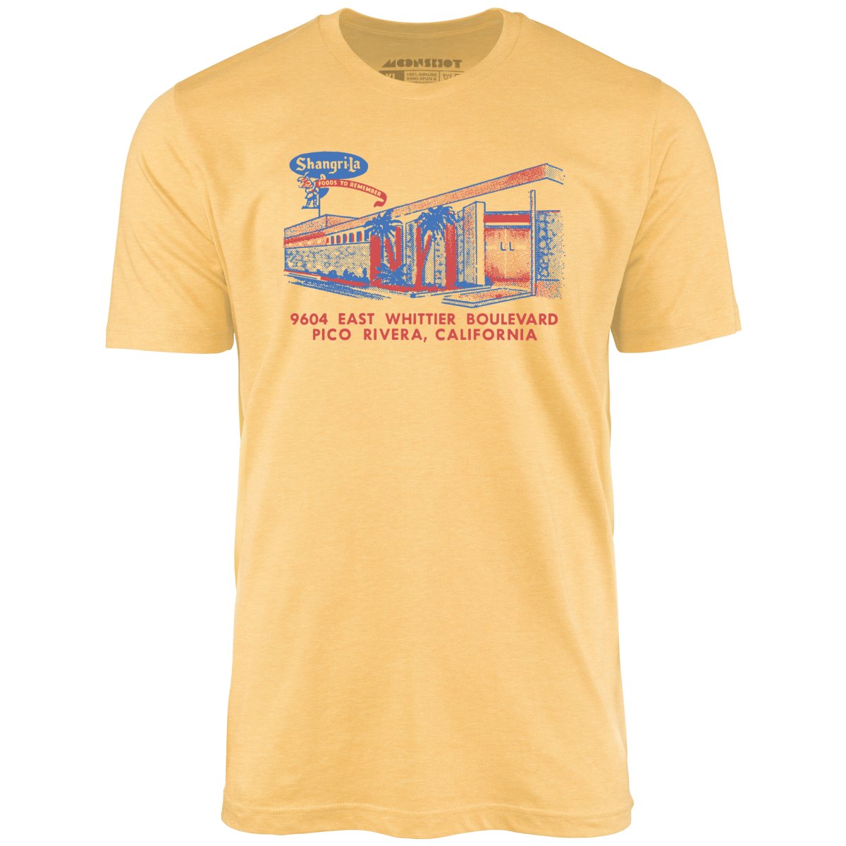 Shangri-La - Pico Rivera, CA - Vintage Restaurant - Unisex T-Shirt Shangri-La - Pico Rivera, CA - Vintage Restaurant - Unisex T-Shirt