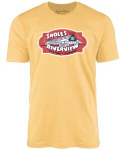 Sholes Riverview – Dorchester, MA – Vintage Roller Rink – Unisex T-Shirt Sholes Riverview – Dorchester, MA – Vintage Roller Rink – Unisex T-Shirt