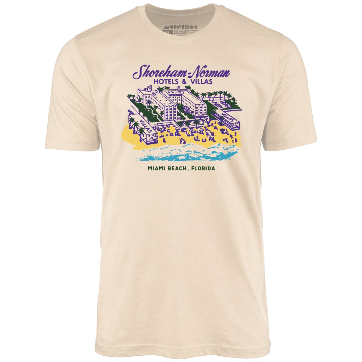 Shoreham Norman Hotels & Villas - Miami, FL - Vintage Hotel - Unisex T-Shirt Shoreham Norman Hotels & Villas - Miami, FL - Vintage Hotel - Unisex T-Shirt