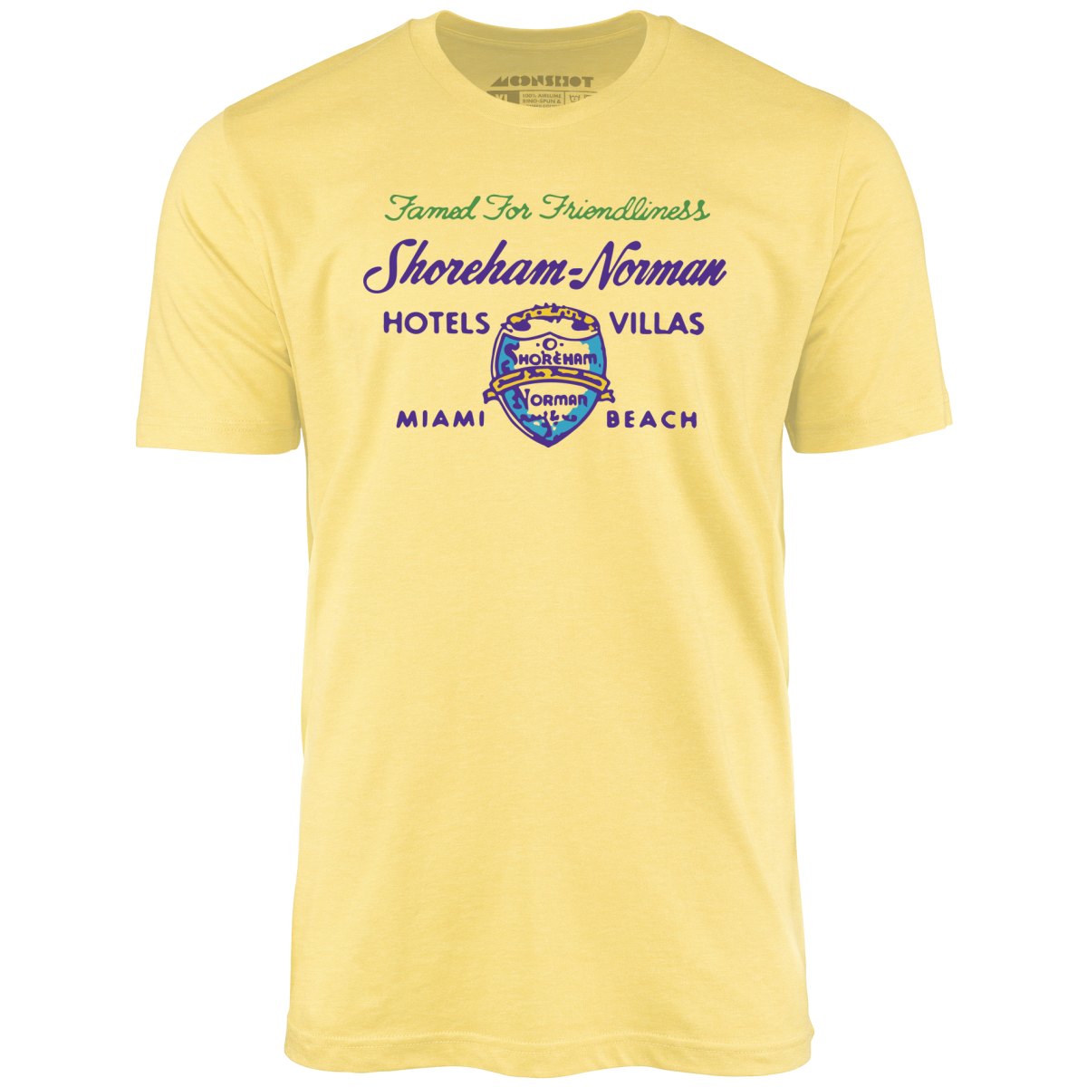 Shoreham Norman Hotels & Villas v2 - Miami, FL - Vintage Hotel - Unisex T-Shirt Shoreham Norman Hotels & Villas v2 - Miami, FL - Vintage Hotel - Unisex T-Shirt