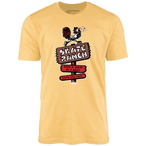 Skate Ranch – Santa Ana, CA – Vintage Roller Rink – Unisex T-Shirt