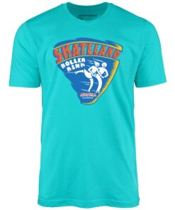 Skateland – Aurora, IL – Vintage Roller Rink – Unisex T-Shirt Skateland – Aurora, IL – Vintage Roller Rink – Unisex T-Shirt