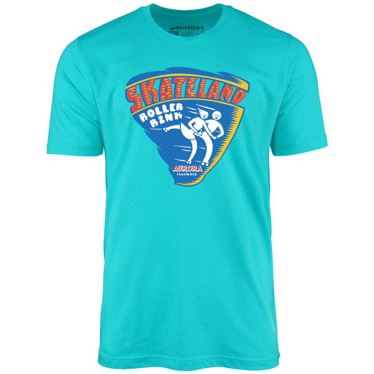 Skateland - Aurora, IL - Vintage Roller Rink - Unisex T-Shirt Skateland - Aurora, IL - Vintage Roller Rink - Unisex T-Shirt