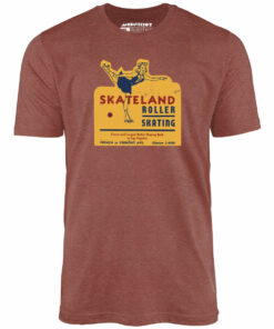 Skateland – Los Angeles, CA – Vintage Roller Rink – Unisex T-Shirt Skateland – Los Angeles, CA – Vintage Roller Rink – Unisex T-Shirt