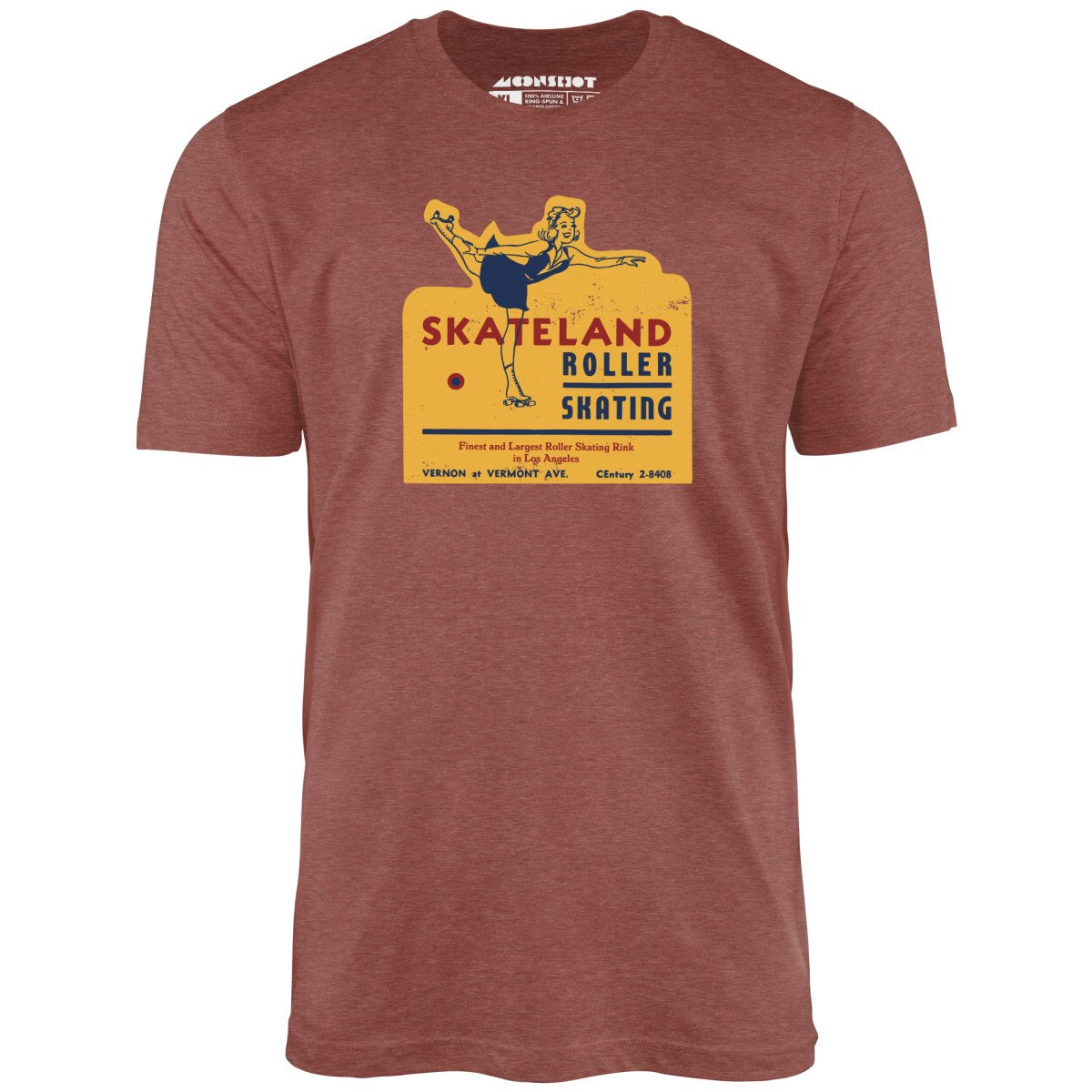 Skateland - Los Angeles, CA - Vintage Roller Rink - Unisex T-Shirt Skateland - Los Angeles, CA - Vintage Roller Rink - Unisex T-Shirt