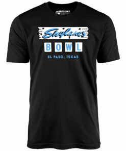 Skylanes Bowl – El Paso, TX – Vintage Bowling Alley – Unisex T-Shirt