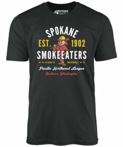 Spokane Smoke Eaters – Washington – Vintage Defunct Baseball Teams – Unisex T-Shirt