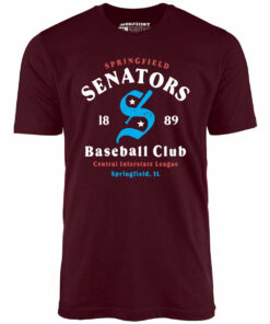 Springfield Senators – Illinois – Vintage Defunct Baseball Teams – Unisex T-Shirt