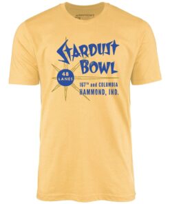 Stardust Bowl – Hammond, IN – Vintage Bowling Alley – Unisex T-Shirt