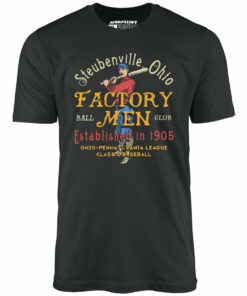 Steubenville Factory Men – Ohio – Vintage Defunct Baseball Teams – Unisex T-Shirt