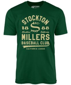 Stockton Millers – California – Vintage Defunct Baseball Teams – Unisex T-Shirt