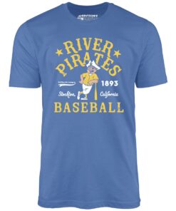 Stockton River Pirates – California – Vintage Defunct Baseball Teams – Unisex T-Shirt