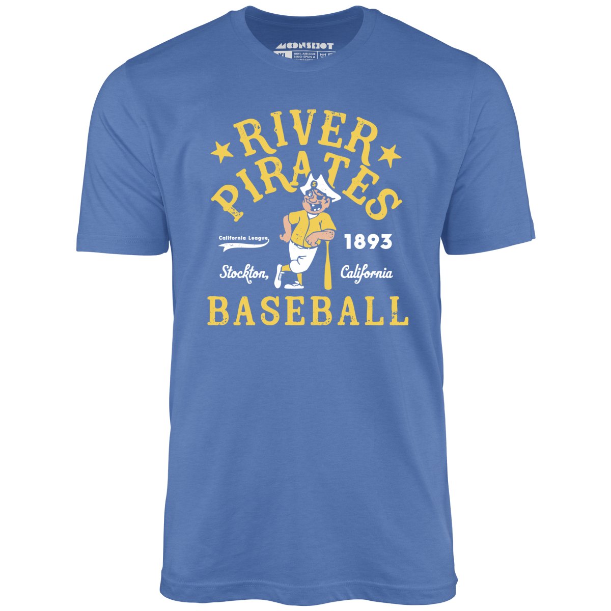 Stockton River Pirates - California - Vintage Defunct Baseball Teams - Unisex T-Shirt Stockton River Pirates - California - Vintage Defunct Baseball Teams - Unisex T-Shirt