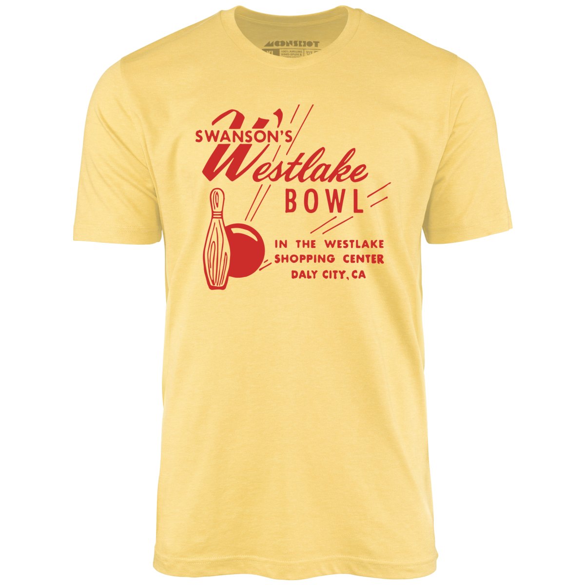 Swanson's Westlake Bowl - Daly City, CA - Vintage Bowling Alley - Unisex T-Shirt Swanson's Westlake Bowl - Daly City, CA - Vintage Bowling Alley - Unisex T-Shirt