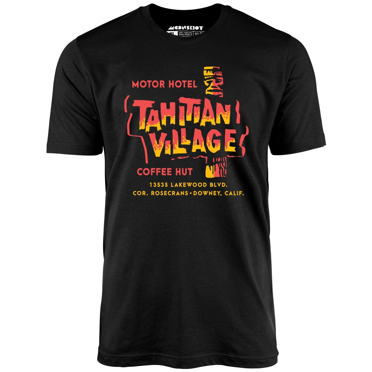 Tahitian Village - Downey, CA - Vintage Tiki Bar - Unisex T-Shirt Tahitian Village - Downey, CA - Vintage Tiki Bar - Unisex T-Shirt