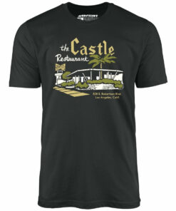 The Castle – Los Angeles, CA – Vintage Restaurant – Unisex T-Shirt