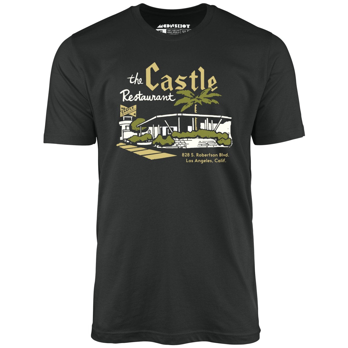 The Castle - Los Angeles, CA - Vintage Restaurant - Unisex T-Shirt The Castle - Los Angeles, CA - Vintage Restaurant - Unisex T-Shirt