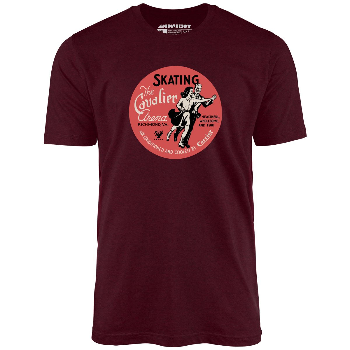 The Cavalier Arena - Richmond, VA - Vintage Roller Rink - Unisex T-Shirt The Cavalier Arena - Richmond, VA - Vintage Roller Rink - Unisex T-Shirt